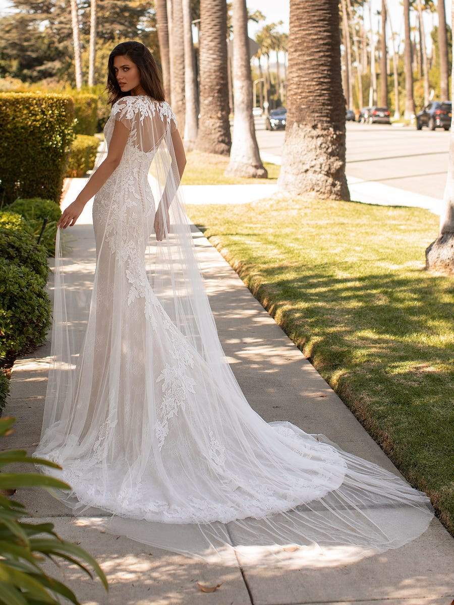 DEHAVEN - Vestido de novia PRONOVIAS corte sirena de encaje