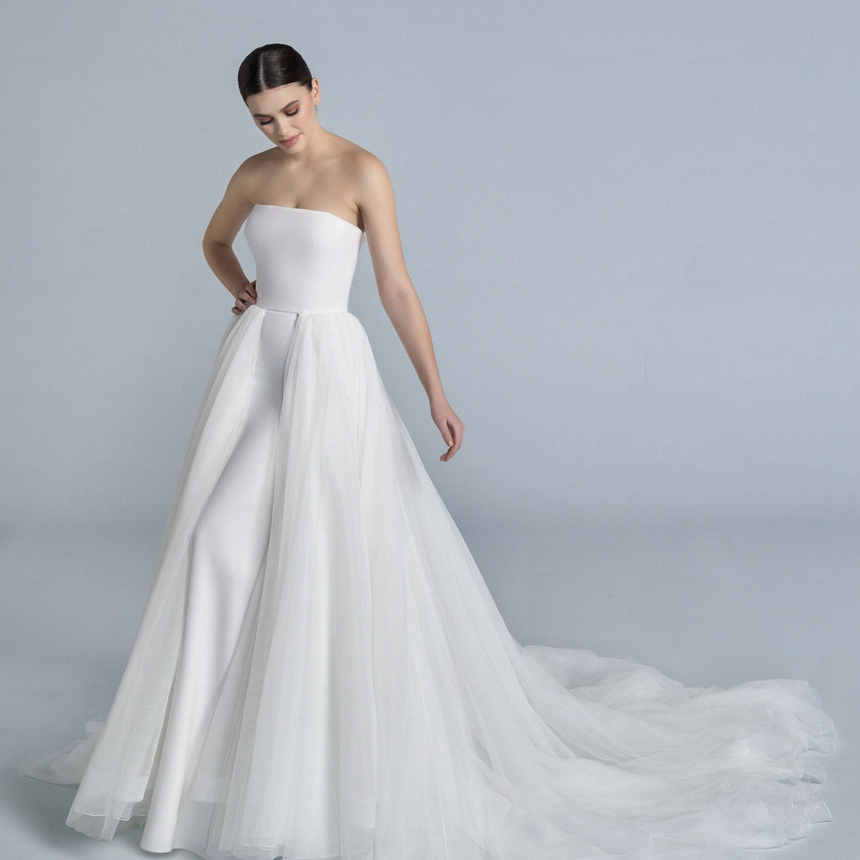 SOBREFALDA OLIVE - ELHAnovias - Pronovias