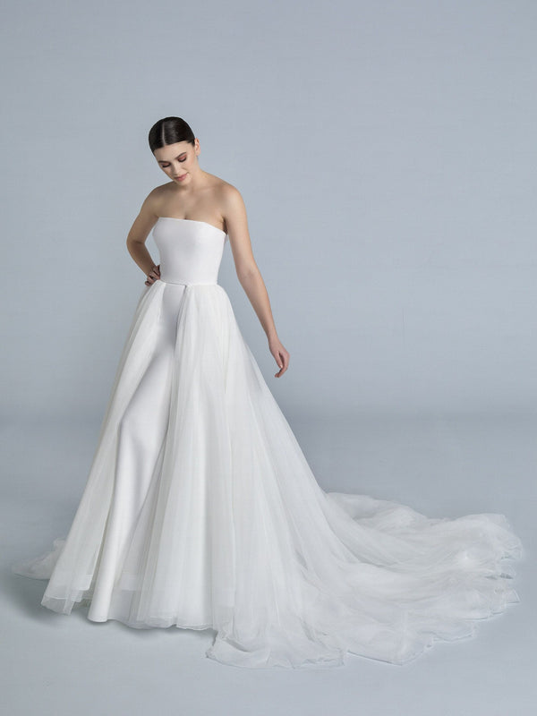 SOBREFALDA OLIVE - ELHAnovias - Pronovias